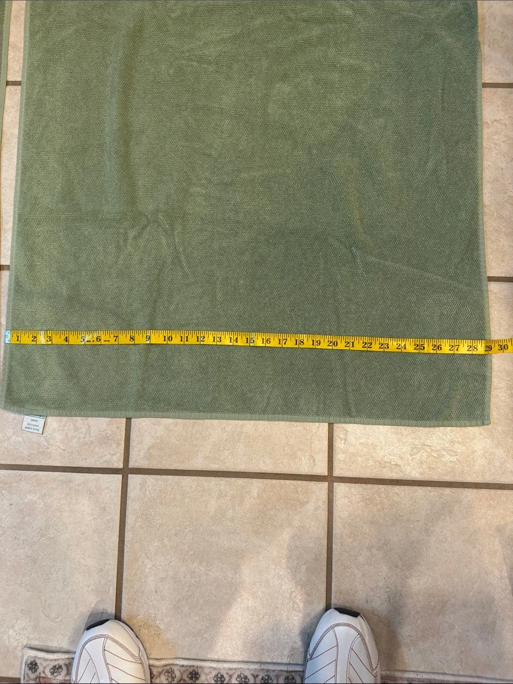 L. L. Bean Green Bath Towels - Soft Sage Cotton Plush Set